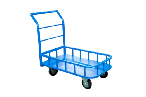 Тележка платформенная TOR ТП-МБ (600х1000) с бортами (колеса 160 мм) по ценам производителя в Челябинске с доставкой по всей России