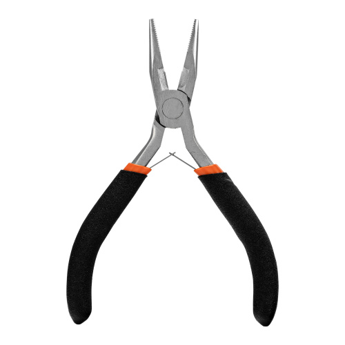 Длинногубцы прямые Mini, 130 мм, никелированные, авторазжим Sparta по ценам производителя в Челябинске с доставкой по всей России