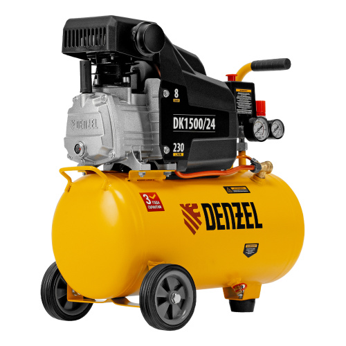 Компрессор воздушный DK1500/24, Х-PRO 1.5 кВт, 230 л/мин, 24 л Denzel по ценам производителя в Челябинске с доставкой по всей России