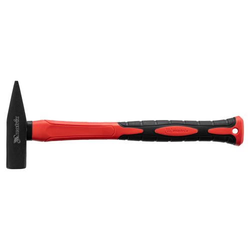 Молоток слесарный optimal, 500 г, фибергласовая обрезиненная рукоятка, квадратный боек Matrix по ценам производителя в Челябинске с доставкой по всей России