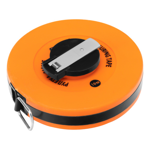 Рулетка геодезическая, 10 м х 12,5 мм, лента ПВХ, закрытый круглый корпус Sparta по ценам производителя в Челябинске с доставкой по всей России