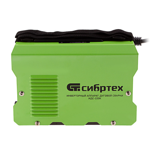 Инверторный аппарат дуговой сварки ИДС-220K, 220 А, ПВ 80%, диаметр электрода 1,6-5 мм Сибртех по ценам производителя в Челябинске с доставкой по всей России