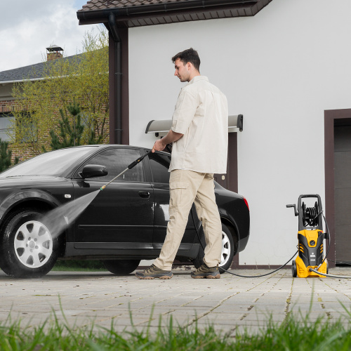 Моечная машина высокого давления R-165D, 2200 Вт, 165 бар, 7 л/мин, с барабаном Denzel по ценам производителя в Челябинске с доставкой по всей России