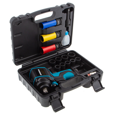 Гайковерт пневматический ударный G985K2, 1/2, 610Нм 9000 об/мин, с набором 17 предметов Gross по ценам производителя в Челябинске с доставкой по всей России