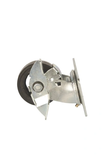 Колесо большегрузное поворотное SCdb 42 100 мм обрезиненное с тормозом (N) по ценам производителя в Челябинске с доставкой по всей России