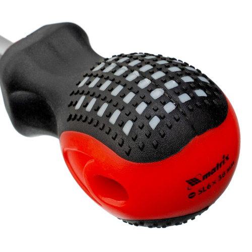 Отвертка Fusion, SL6 х 38 мм, CrV, трехкомпонентная рукоятка "Anti slip" Matrix по ценам производителя в Челябинске с доставкой по всей России