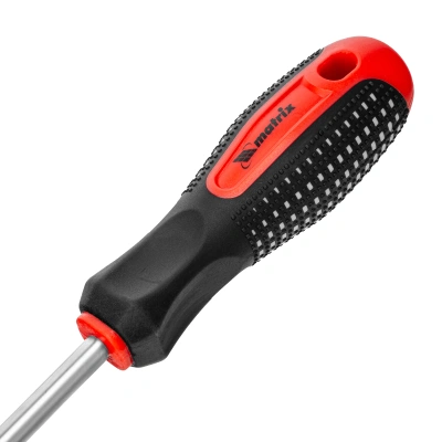 Отвертка Fusion, SL8 х 200 мм, CrV, трехкомпонентная рукоятка "Anti slip" Matrix по ценам производителя в Челябинске с доставкой по всей России