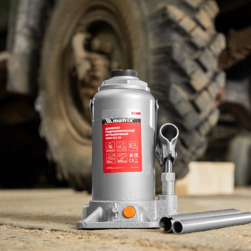 Домкрат гидравлический бутылочный, 16 т, h подъема 230-460 мм Matrix по ценам производителя в Челябинске с доставкой по всей России