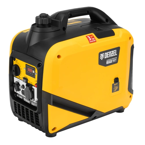Генератор инверторный GS-2200iS, 2,2 кВт, 230 В, закрытый корпус, ручной старт DENZEL по ценам производителя в Челябинске с доставкой по всей России