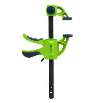 Струбцина F-образная, быстрозажимная, 150 х 70 х 360 мм, пластиковый корпус, фиксатор, двухкомпонентная рукоятка Сибртех по ценам производителя в Челябинске с доставкой по всей России