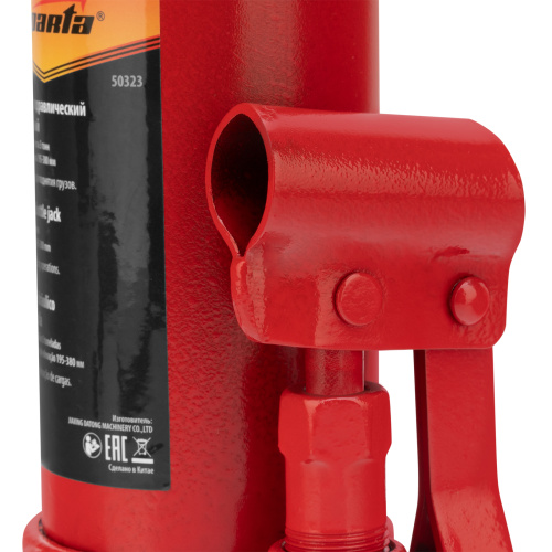 Домкрат гидравлический бутылочный, 5 т, h подъема 195-380 мм Sparta по ценам производителя в Челябинске с доставкой по всей России