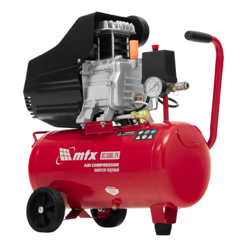 Компрессор воздушный DC1500L/24, 1,5 кВт, 24 л, 210 л/мин MTX по ценам производителя в Челябинске с доставкой по всей России