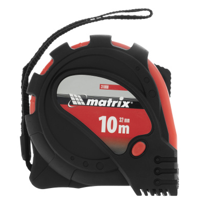 Рулетка Status Magnet 3 fixations,10 м х 32 мм,обрезиненный корпус,зацеп с магнитом Matrix по ценам производителя в Челябинске с доставкой по всей России