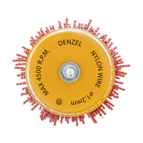 Щетка для дрели, 65 мм, Чашка, со шпилькой, нейлоновая щетина Denzel по ценам производителя в Челябинске с доставкой по всей России