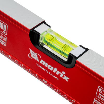 Уровень алюминиевый, фрезерованный, 3 глазка, 400 мм Matrix по ценам производителя в Челябинске с доставкой по всей России