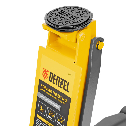 Домкрат гидравлический подкатной, 3 т, 85-610 мм, быстрый подъем, низ. подхват, проф, SUV Denzel по ценам производителя в Челябинске с доставкой по всей России