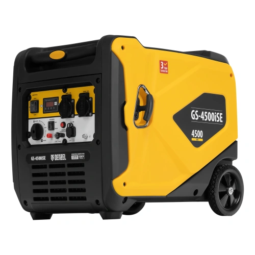 Генератор инверторный GS-4500iSE, 4,5 кВт, 230 В, закрытый корпус, электростартер Denzel по ценам производителя в Челябинске с доставкой по всей России