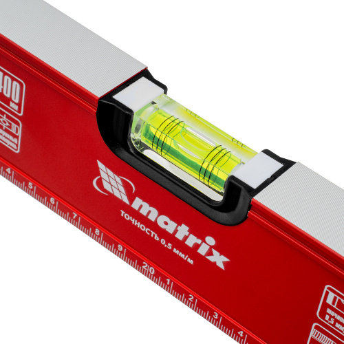 Уровень алюминиевый, фрезерованный, 3 глазка, 400 мм Matrix по ценам производителя в Челябинске с доставкой по всей России