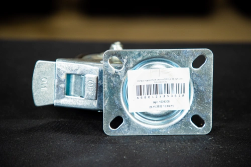 Колесо поворотное резина SRCLb 55 125 мм с тормозом (N) по ценам производителя в Челябинске с доставкой по всей России