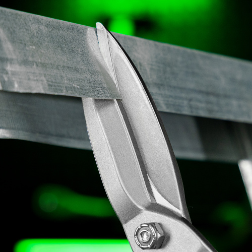 Ножницы по металлу, удлиненные, 285 мм, пряморежущие, двухкомпонентные обрезиненные рукоятки Сибртех по ценам производителя в Челябинске с доставкой по всей России