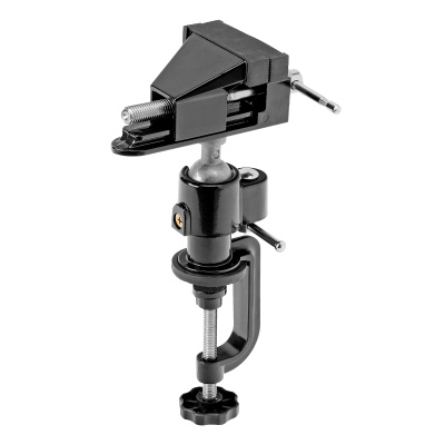 Тиски настольные, многофункциональные, сменная насадка, хомут для дрели, шарнирный механизм, 70 мм Matrix по ценам производителя в Челябинске с доставкой по всей России