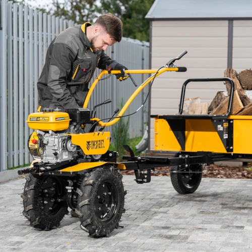 Мотоблок DPT-270S, 7 л.с., ремен.сцеп, фрез 3х4, ШОМ, передачи 2В/1Н Denzel по ценам производителя в Челябинске с доставкой по всей России