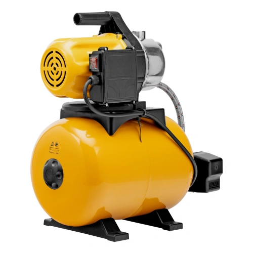 Насосная станция PS800X, 800 Вт, 3200 л/ч, ресивер 24 л, подъем 38 м, нержавейка Denzel по ценам производителя в Челябинске с доставкой по всей России