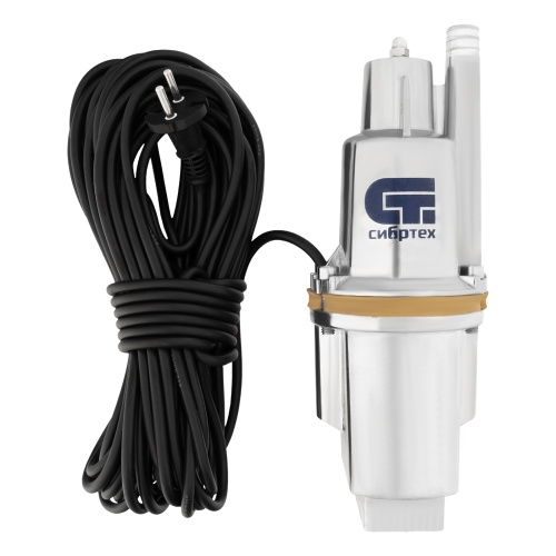 Вибрационный насос СВН300-15, верхний забор, 300 Вт, напор 75 м, 1200 л/ч, кабель 15 м Сибртех по ценам производителя в Челябинске с доставкой по всей России