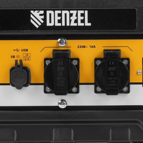 Генератор бензиновый PS 33, 3.3 кВт, 230 В, 15 л, ручной стартер Denzel по ценам производителя в Челябинске с доставкой по всей России