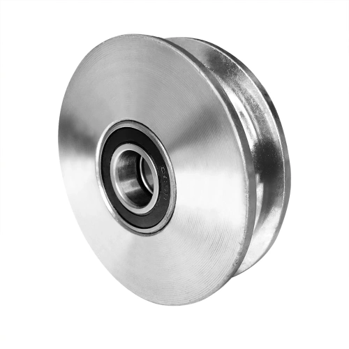 Шкив ролик д.120 мм с подшипниками для протяжки троса по ценам производителя в Челябинске с доставкой по всей России