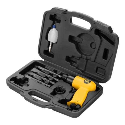 Пневматический молоток НР4500 + набор насадок, 113 л/мин, 4500 уд/мин Denzel по ценам производителя в Челябинске с доставкой по всей России