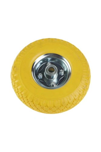 Колесо литое полиуретановое 260 мм PU 1804 с железным ободом (20 мм шариковый подишпник) по ценам производителя в Челябинске с доставкой по всей России