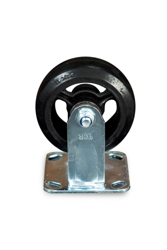 Колесо большегрузное неповоротное FCd 54 125 мм обрезиненное (N) по ценам производителя в Челябинске с доставкой по всей России