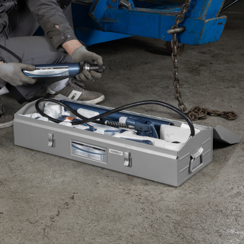 Растяжка гидравлическая, 10 т, набор из 17 предметов, 7 сменных насадок, в металлическом кейсе Stels по ценам производителя в Челябинске с доставкой по всей России