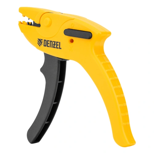 Щипцы для зачистки электропроводов, сечением 0,2-6 мм2, функция обрезания проводов Denzel по ценам производителя в Челябинске с доставкой по всей России
