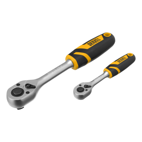 Набор инструментов, 1/2", 1/4", CrV, S2, пластиковый кейс, 84 предмета Denzel по ценам производителя в Челябинске с доставкой по всей России