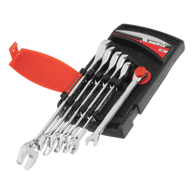 Набор ключей комбинированных, трещеточных 6 шт Matrix по ценам производителя в Челябинске с доставкой по всей России