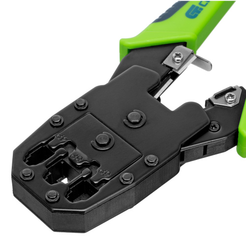 Клещи для обжима телефонных и компьютерных клемм 4P, 6P, 8P, функция обрезания проводов Сибртех по ценам производителя в Челябинске с доставкой по всей России