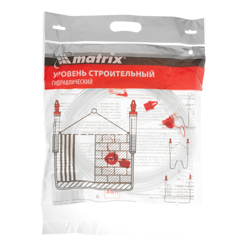 Гидроуровень,удлиненная колба, рельефная градуировка, 10м Matrix по ценам производителя в Челябинске с доставкой по всей России