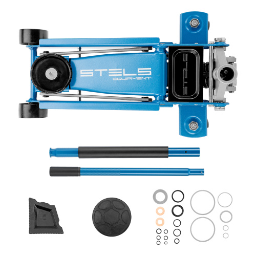 Домкрат гидравлический подкатной, 3 т, 120-450 мм, быстрый подъем, проф. Stels по ценам производителя в Челябинске с доставкой по всей России