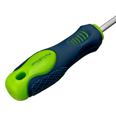 Отвертка, PH1 х 80 мм, CrV, двухкомпонентная рукоятка Сибртех по ценам производителя в Челябинске с доставкой по всей России