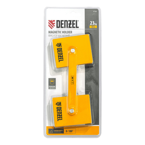 Фиксатор магнитный регулируемый для сварочных работ усилие 50 LB Denzel по ценам производителя в Челябинске с доставкой по всей России