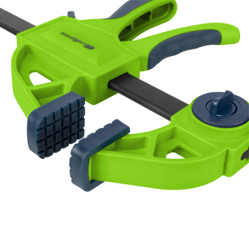 Струбцина F-образная, быстрозажимная, 150 х 70 х 360 мм, пластиковый корпус, фиксатор, двухкомпонентная рукоятка Сибртех по ценам производителя в Челябинске с доставкой по всей России