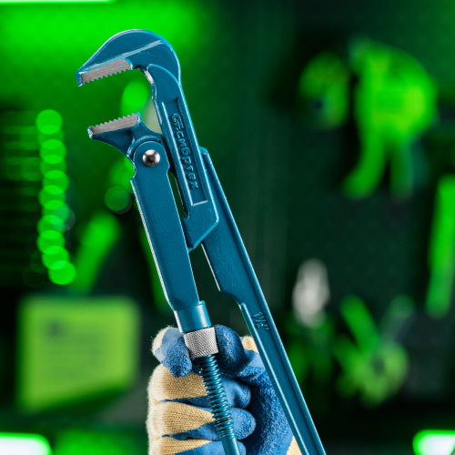 Ключ трубный рычажный №2, 1.5", литой, тип "L" Сибртех по ценам производителя в Челябинске с доставкой по всей России