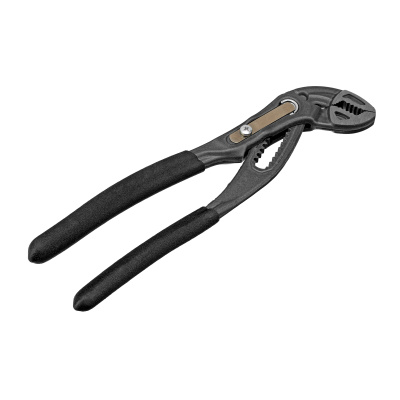 Клещи переставные, кнопочный механизм, обливные рукоятки, 180 мм Denzel по ценам производителя в Челябинске с доставкой по всей России
