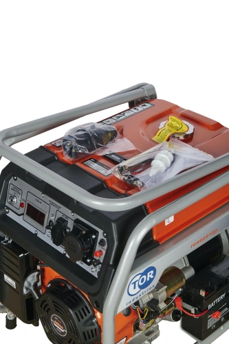 Генератор бензиновый 9,0 кВт 220В 26 л с электростартером и колесами TOR KM13000H по ценам производителя в Челябинске с доставкой по всей России