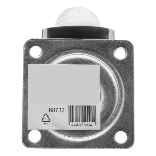 Колесо ПУ прозрачное поворотное d-50 мм, крепление платформенное Сибртех по ценам производителя в Челябинске с доставкой по всей России