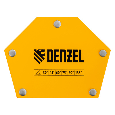 Фиксатор магнитный для сварочных работ усилие 50 LB, 30х45х60х75х90х135 град. Denzel по ценам производителя в Челябинске с доставкой по всей России