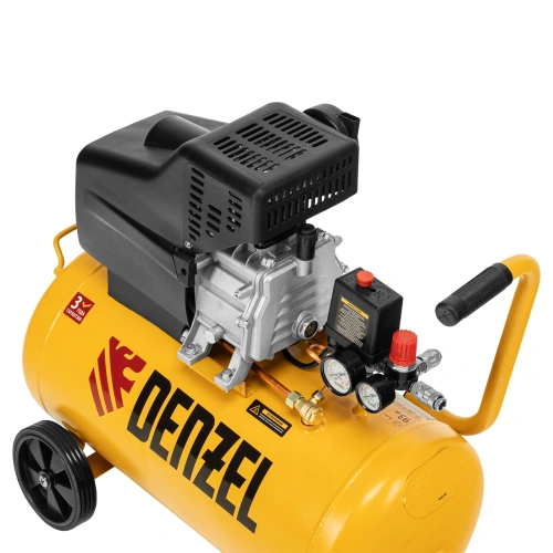 Компрессор воздушный, прямой привод DC1500/50, 1.5 кВт, 50 литров, 220 л/мин Denzel купить в Москве с доставкой по всей России | ProtosMarket.ru