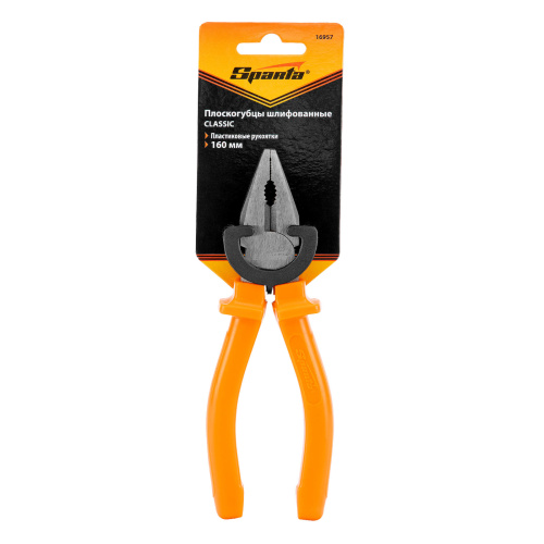 Плоскогубцы Classic, 160 мм, шлифованные, пластмассовые рукоятки Sparta по ценам производителя в Челябинске с доставкой по всей России